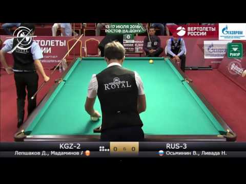 4 KGZ-2 (Лепшаков Д., Мадаминов А.) - RUS-3 (Осьминин В., Ливада Н.) КЧМ 2016