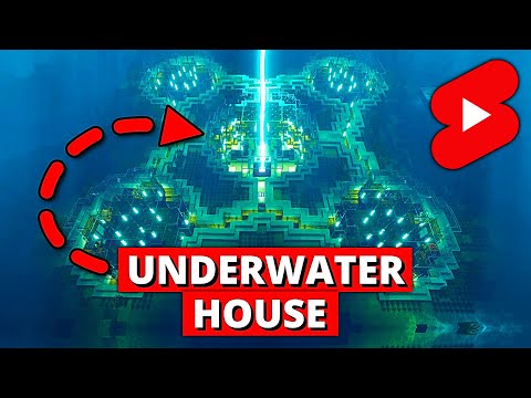 Underwater Base in Minecraft #Shorts