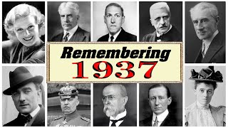Obituary : 43 Famous Faces We Lost in 1937 | Legacy Echo