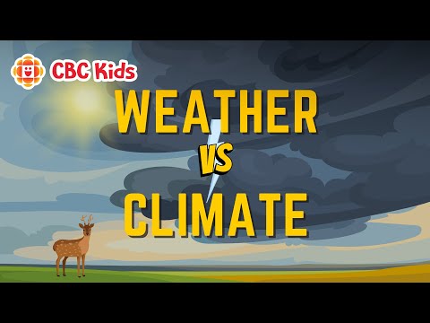 The Difference Between Weather vs. Climate | CBC Kids