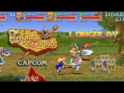 Knights of the Round 1991 [ Arcade ] Gameplay