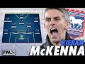 Kieran McKenna's 4-2-3-1 Ipswich Town tactic on FM24