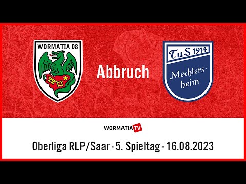 Highlights Wormatia Worms vs TuS Mechtersheim 1. Halbzeit (16.08.2023)