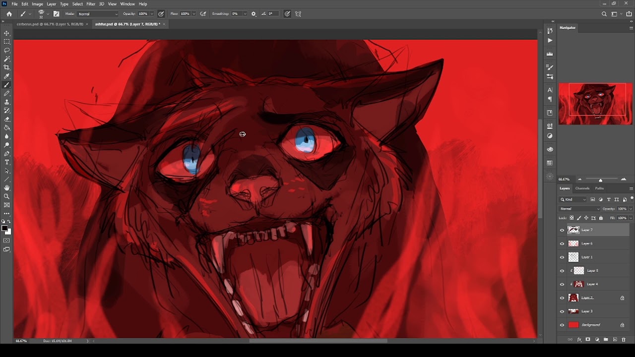 RORY Ashfur Tribute Speedpaint