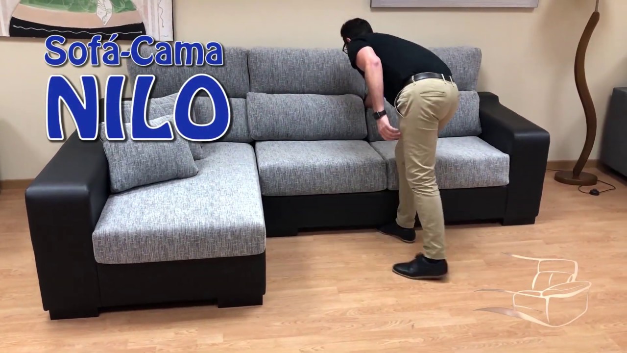 “Sofá Cama Chaiselongue Nilo: Sofá-cama, elegancia y confort