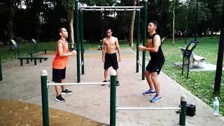 My workout with buddies using HUMBLE (Christian Remix) by JustPierre