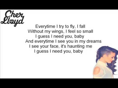 Cher Lloyd Everytime Lyrics