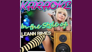 Your Cheatin' Heart (In the Style of Leann Rimes) (Karaoke Version)