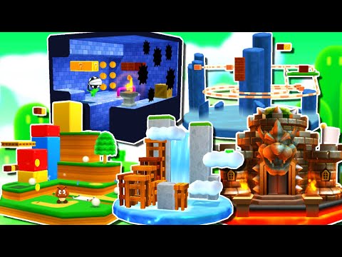 Super Mario 3D Land - No Damage 100% Walkthrough (World 1)