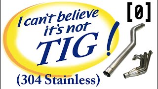 How to MIG Weld Stainless Steel Exhausts With Flux Core!