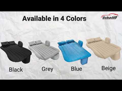 Oshotto Car Travel Inflatable Bed Mattress with Two Air Pillows