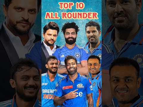 Top 10 Best All Rounder In The India 🇮🇳🇮🇳#shorts #youtubeshorts #cricket #cricketlover #viratkohli
