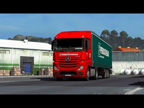 ETS 2 1.26 ProMods 2.15 Mercedes Actros MP4  Perpignan - Montpellier