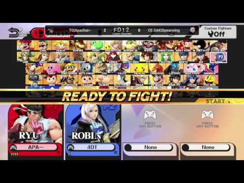 FD12 Losers Quarters - TG|Apachai (Ryu) vs CE SAK|Spearwing (Robin)