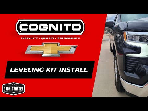 Cognito Leveling Kit install on a 2022 Silverado Z71