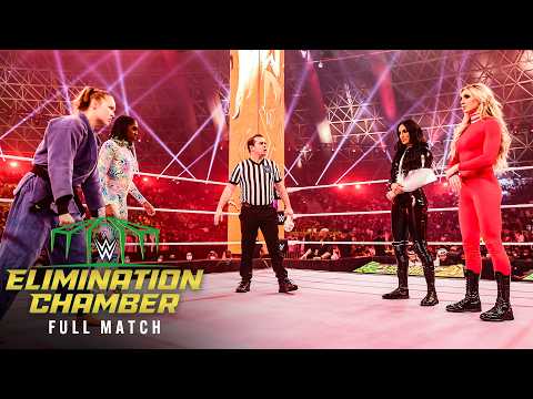 FULL MATCH: Ronda Rousey & Naomi vs. Charlotte Flair & Sonya Deville: Elimination Chamber 2022