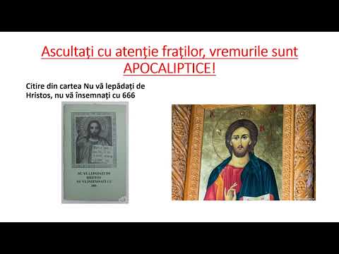 Despre semnele vremurilor și venirea lui Antihrist.