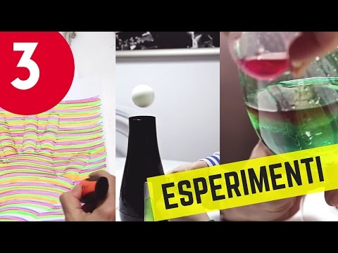 3 esperimenti da fare al volo: da Mano 3D a Arcobaleno da bere