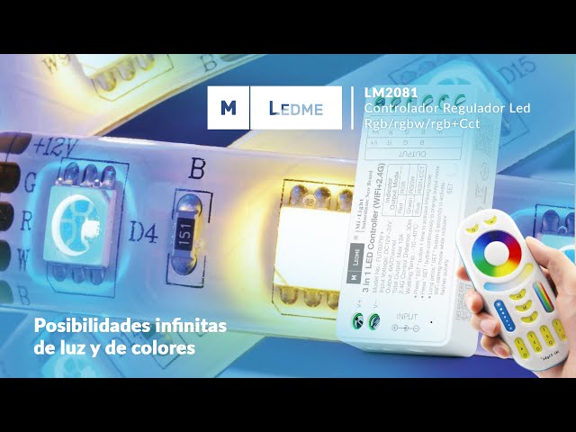 Vídeo relacionado con GOMING DC 12V-24V 18A Controlador RGB Tira LED Controlador de Regulación RF Mando a Distancia 28 Claves Control Inalámbrico Adecuado para Tiras de Luces LED RGB