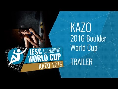 Upcoming LiveStream Trailer - IFSC Climbing World Cup Kazo 2016 - Bouldering