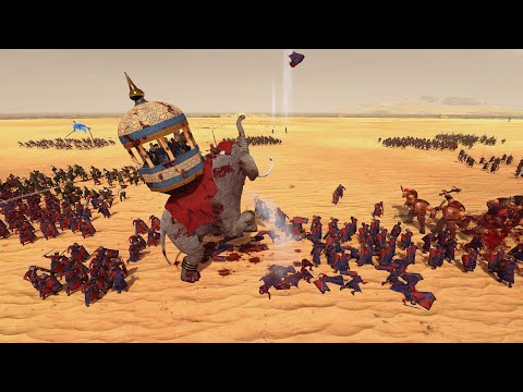 Crusade in Araby 163 kills!- Brettonia vs araby- warhammer cinematic battle