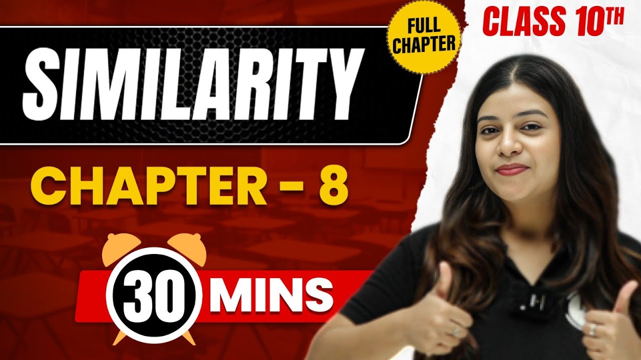 SIMILARITY in 30 Mins | Complete Chapter Mind - Map | Class 10 ICSE MATHS