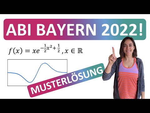 🦊 Lösung Abi 2022 | Mathe Abitur Bayern Analysis Gruppe 2 | Prüfungsteil B | Musterlösung e-Funktion