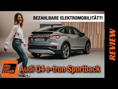 Audi Q4 e-tron Sportback (2021) Endlich bezahlbare Elektromobilität ab 33.000€?! 🤷🏼‍♀️ Review | Test