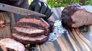 BBQ Brahman Beef Hump on the Lone Star Grillz Offset Cabinet! | Ballistic BBQ | Brazilian Brisket