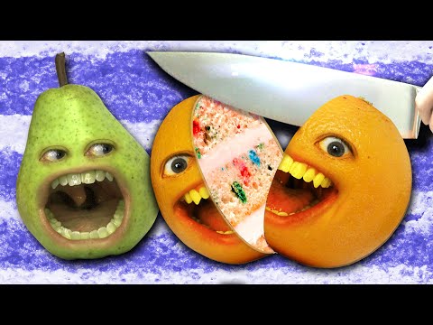迷惑なオレンジ - それはケーキの挑戦ですか? (Annoying Orange - Is That a Cake Challenge?!)