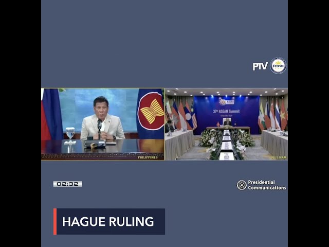 Duterte at ASEAN Summit: Hague ruling can’t be ignored, even by a powerful country