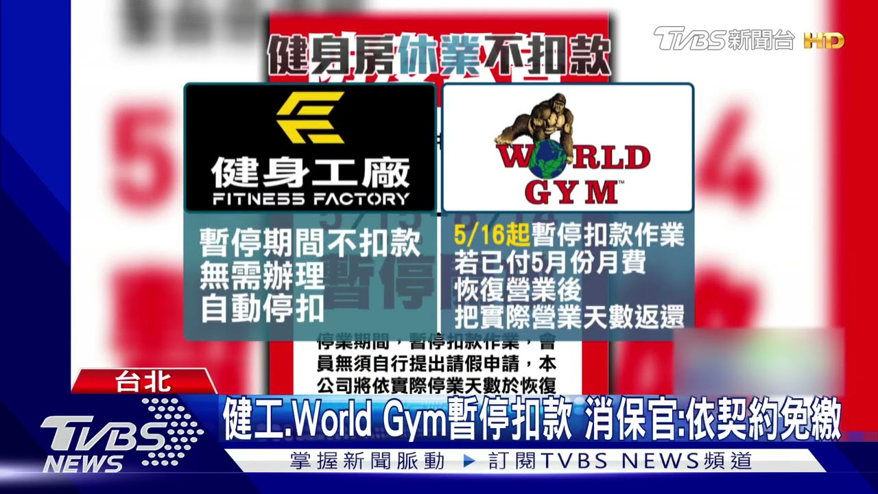 健身房休館仍「照樣扣月費」會員怒 消保官:根據契約可免繳