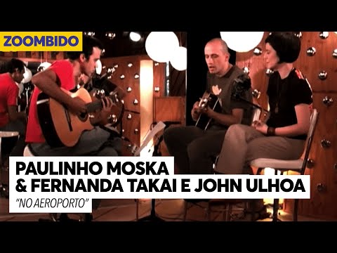 Paulinho Moska, Fernanda Takai e John Ulhoa - Zoombido - No aeroporto