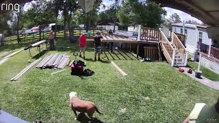 Deck Addition Install | Timelapse