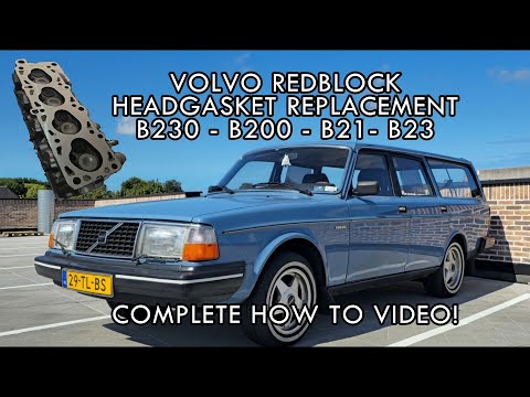 How to Replace a Volvo B230 Head Gasket (240/740/940 Redblock Engine)