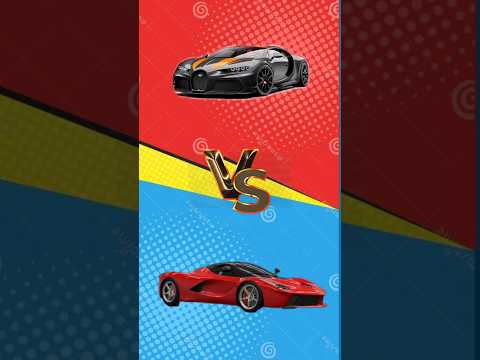 Ferrari LaFerrari Aperta VS +Bugatti Chiron Super Sport 300#Supercars#BugattiVsFerrari#CarComparison