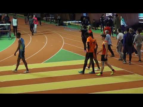 60m JUM - Les FINALES Championnats IDF en salle Cadets Juniors  INSEP - 4/02/2018