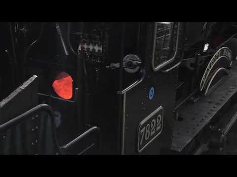 A bit of warming up on this wet morning at the Kent and East Sussex Railway ( FOXCOTE manor)