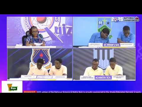 NSMQ 2025: OWASS VS ST. PETER'S VS ACHIMOTA SCHOOL