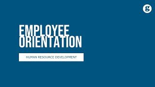 Employee Orientation Programs
