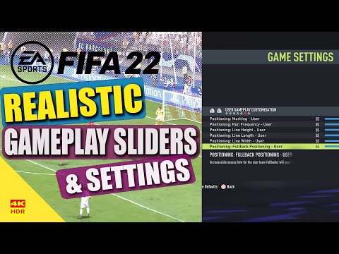 Fifa 22 | Realistic Gameplay Sliders and Settings ⚽️