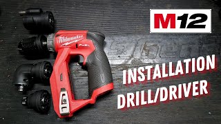 Milwaukee 2505-20 M12 FUEL 12V Installation Drill/Driver w/ 4 Interchangeable Heads - Tool Review