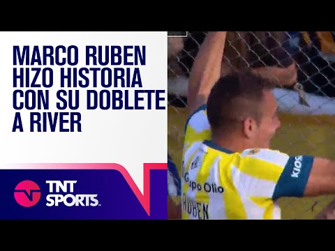 OTRO GOL DE MARCO RUBEN A RIVER Y SE CONVIRTIÓ EN EL MAXIMO GOLEADOR HISTÓRICO DE ROSARIO CENTRAL. 🔥