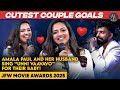 Amala Paul And Her Husband Sing Unni Vaavavo Couple Goals ️ JFW Movie Awards 2025 Malayalam
