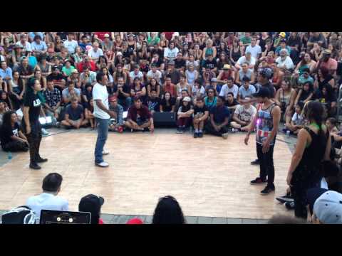 Karen & CJ vs E-Boogie & Kyxx (Top 4) | Utah Arts Festival 2014 All-Styles Battle