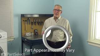 Whirlpool Washer Repair: How to Replace the Outer Door Panel (Whirlpool Part # WP34001424)