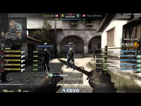Team SiNister vs EnemyGG Game 2 (CEVO-M CS:GO Season 7) - Misled & Dust
