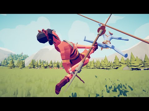Me Vs. Spears Trio! | Totally Accurate Battle Simulator TABS