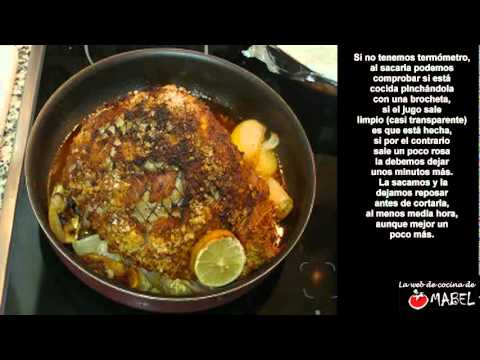 Pata de cerdo asada II -La web de cocina de Mabel
