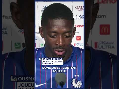l’hommage de Dembélé pour Mbappé